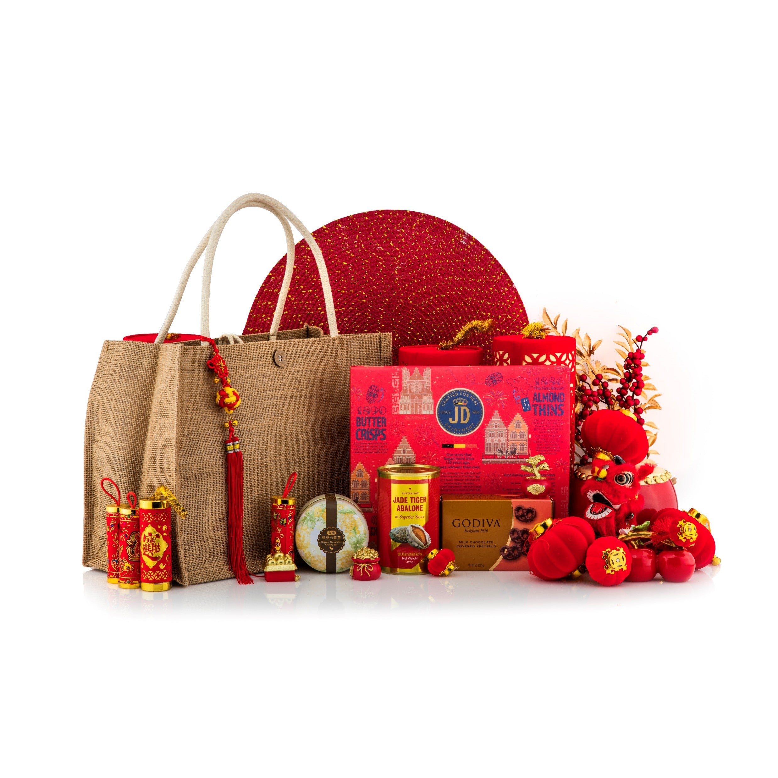 2026 Chinese New Year Eco Jute Gift Bag